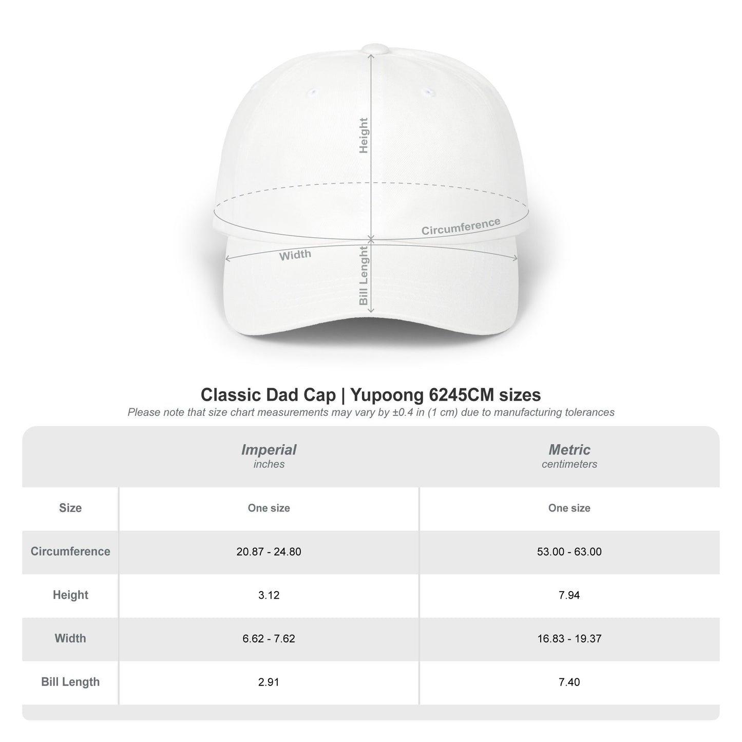 The Lost Wax Co. Embroidered Classic Dad Cap