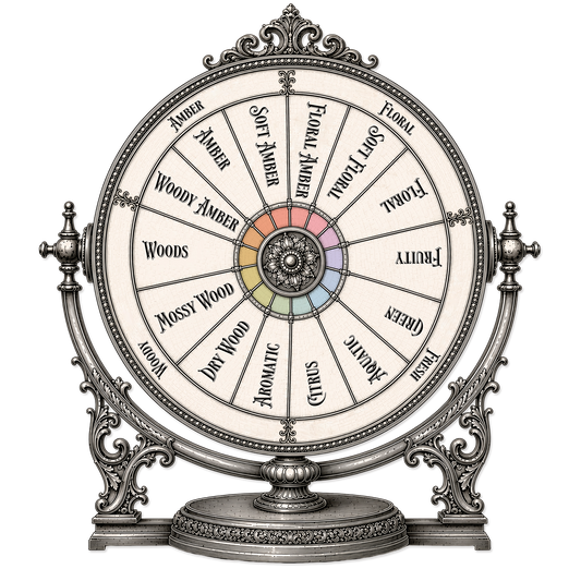 Victorian-style Fragrance Wheel
