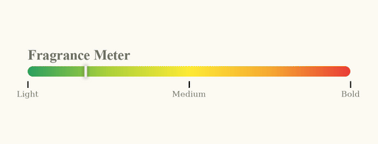 Fragrance Meter animated scent scale