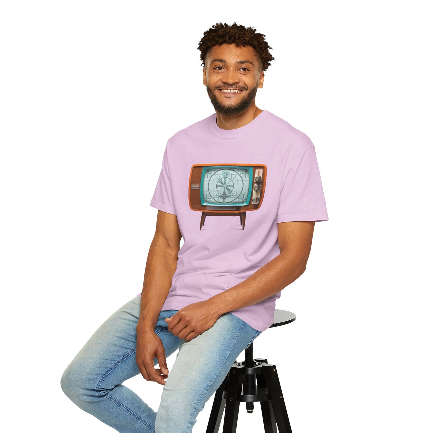 Customizable Retro TV Test Pattern T‑Shirt