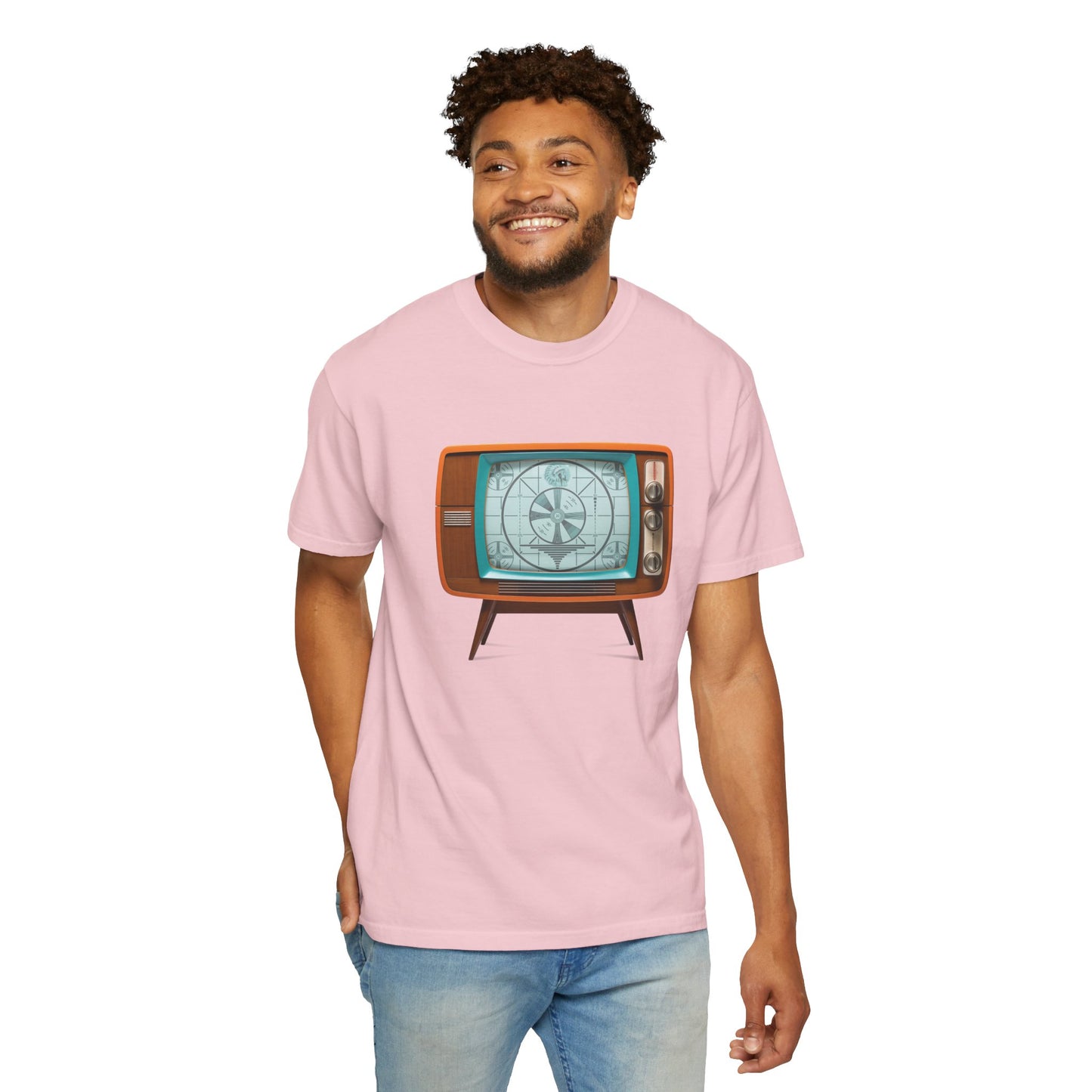 Customizable Retro TV Test Pattern T‑Shirt