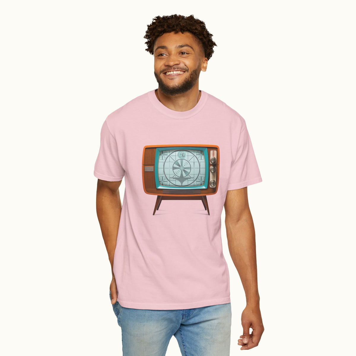Customizable Retro TV Test Pattern T‑Shirt
