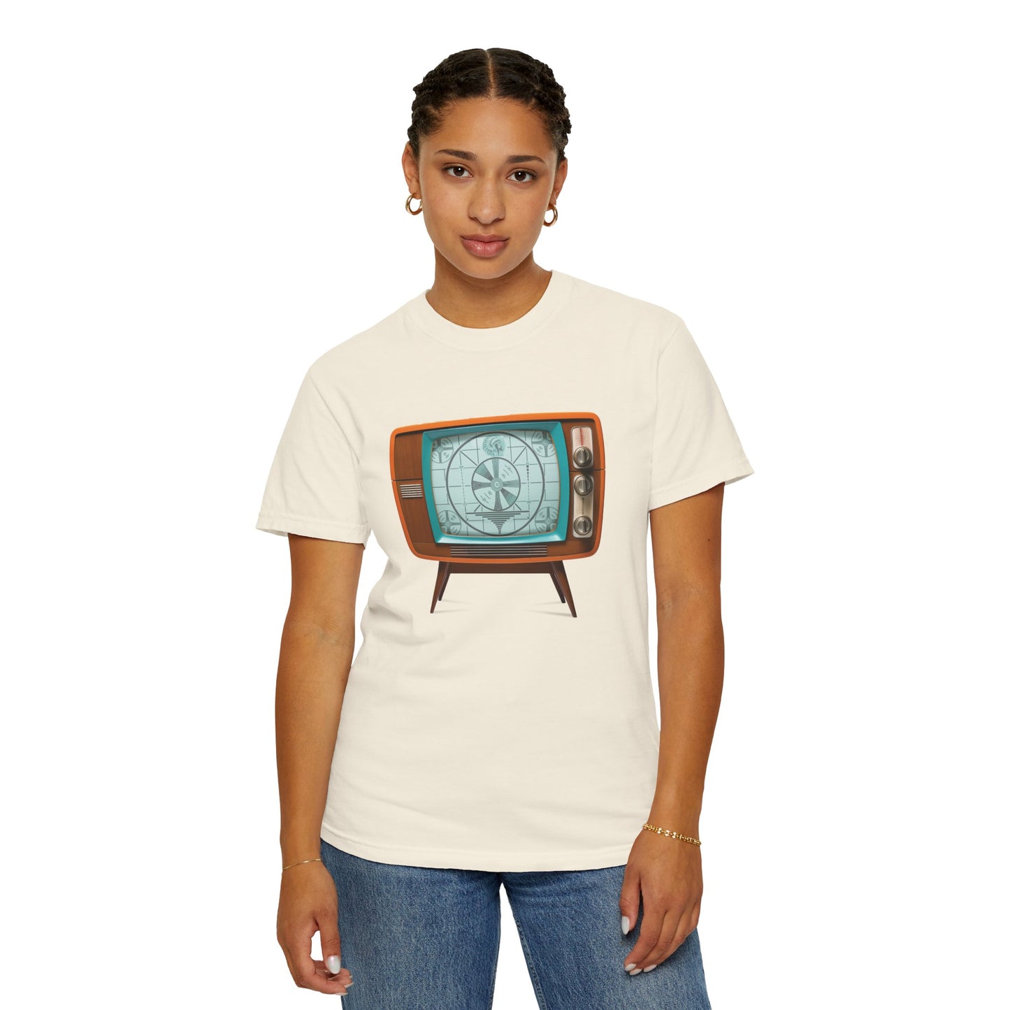 Customizable Retro TV Test Pattern T‑Shirt