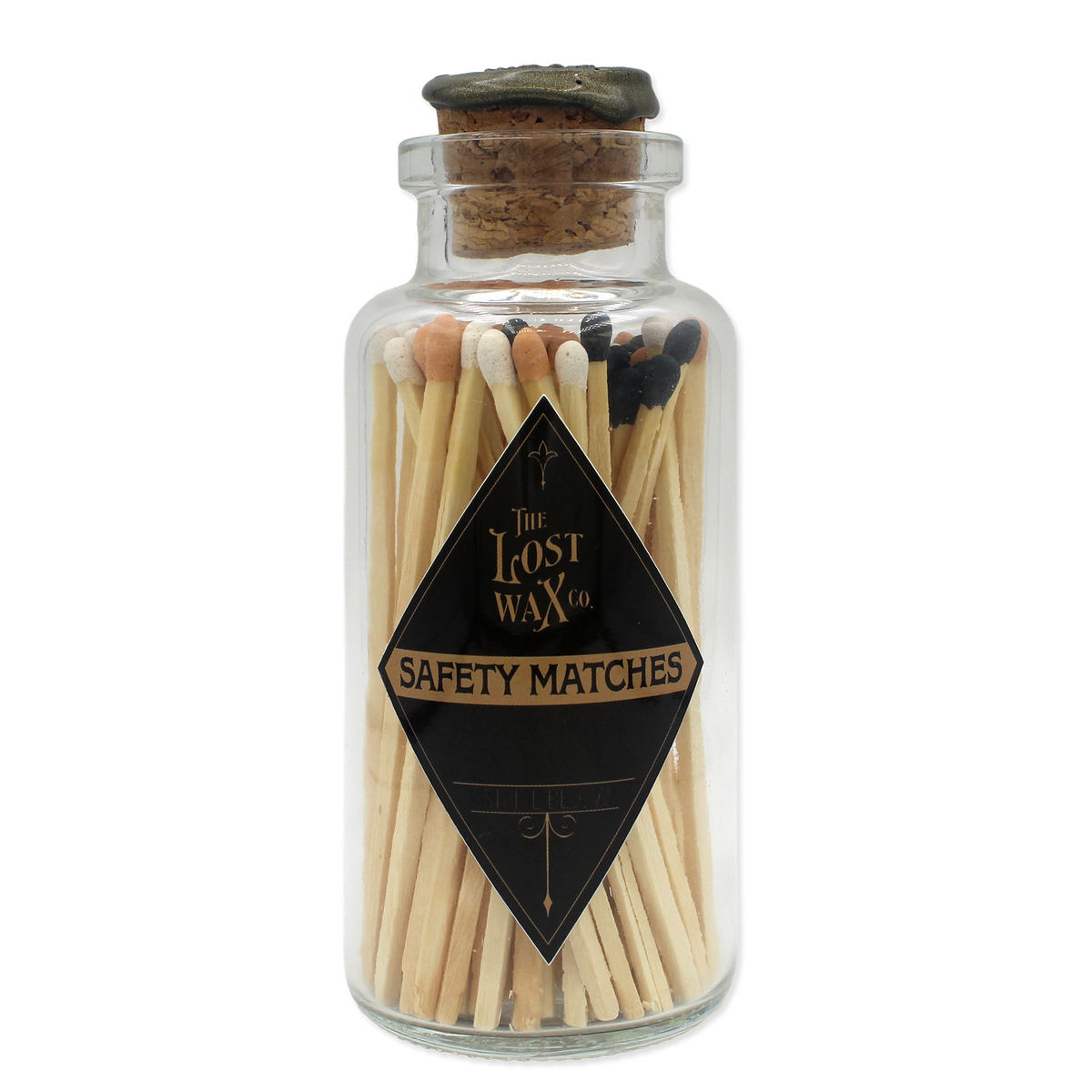 Halloween Safety Matches in Glass Jar