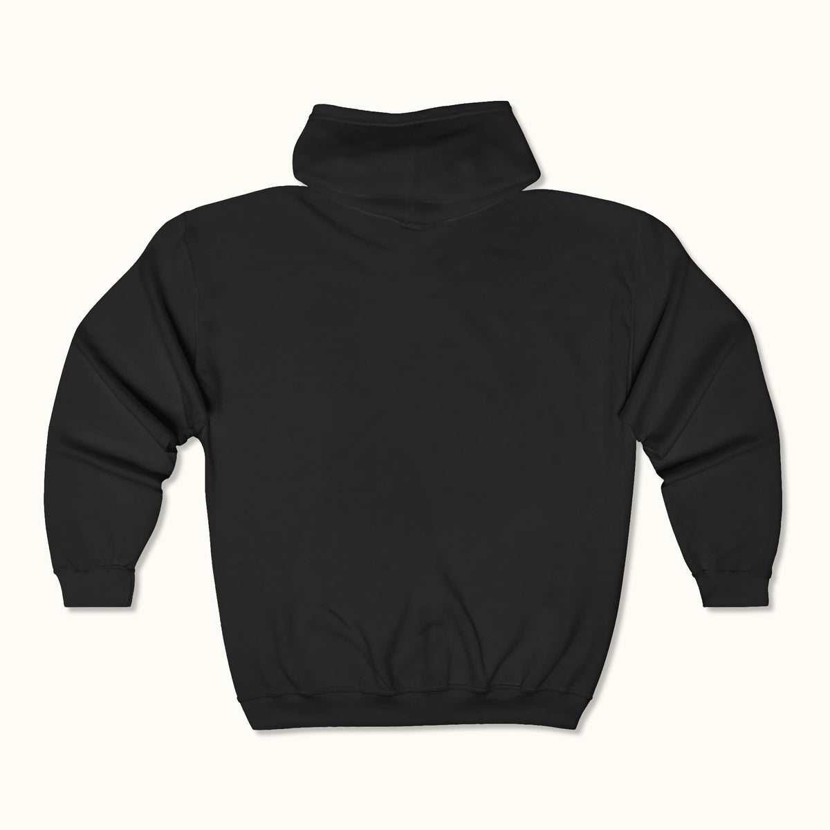 The Lost Wax Co. Embroidered Full‑Zip Hoodie