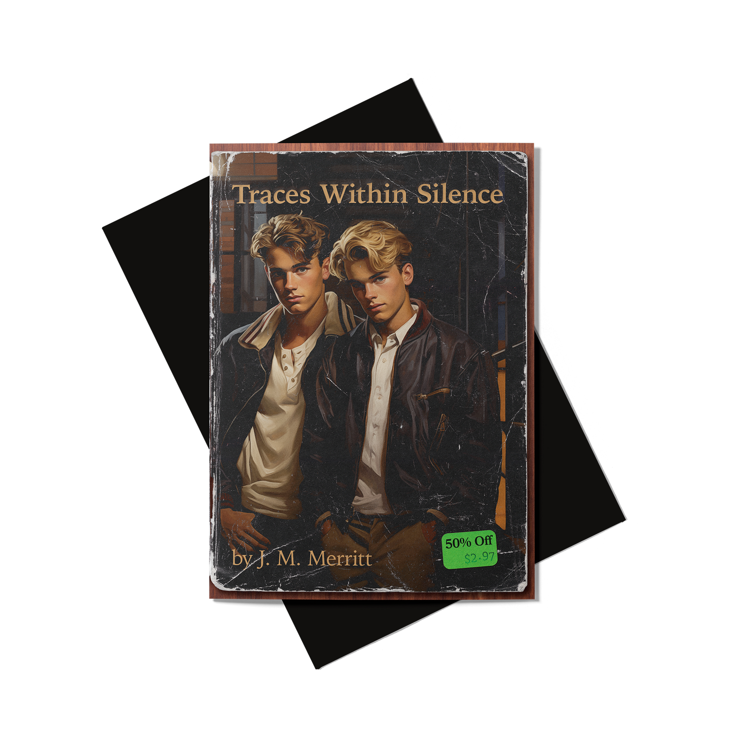 Book cover of 'Traces Within Silence' by J.M. Merritt on a white background