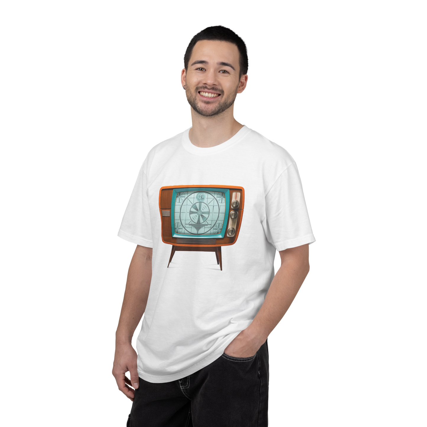 Customizable Retro TV Test Pattern T‑Shirt