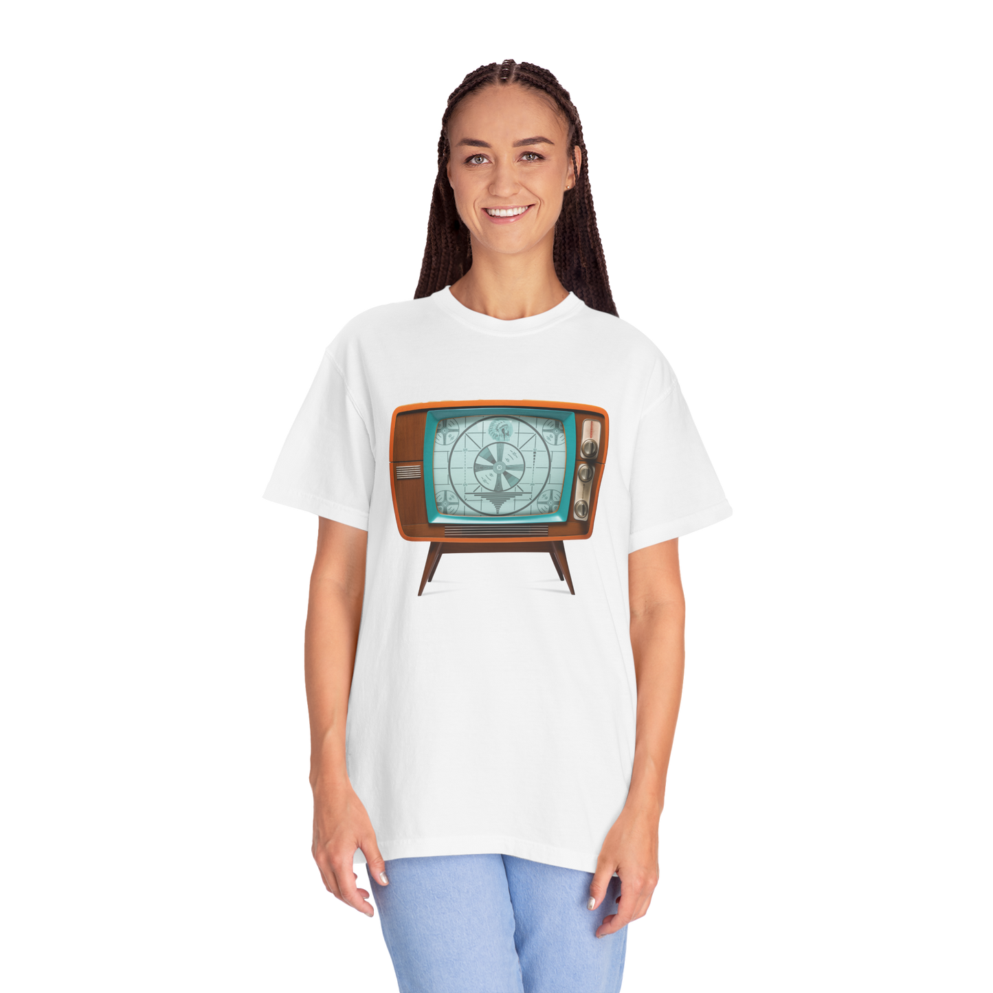 Customizable Retro TV Test Pattern T‑Shirt