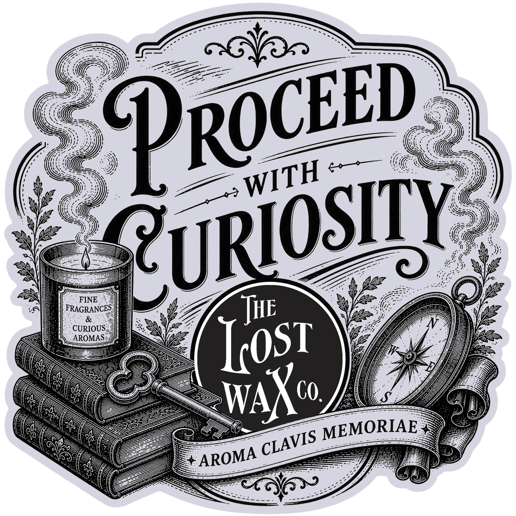 Proceed With Curiosity sticker
