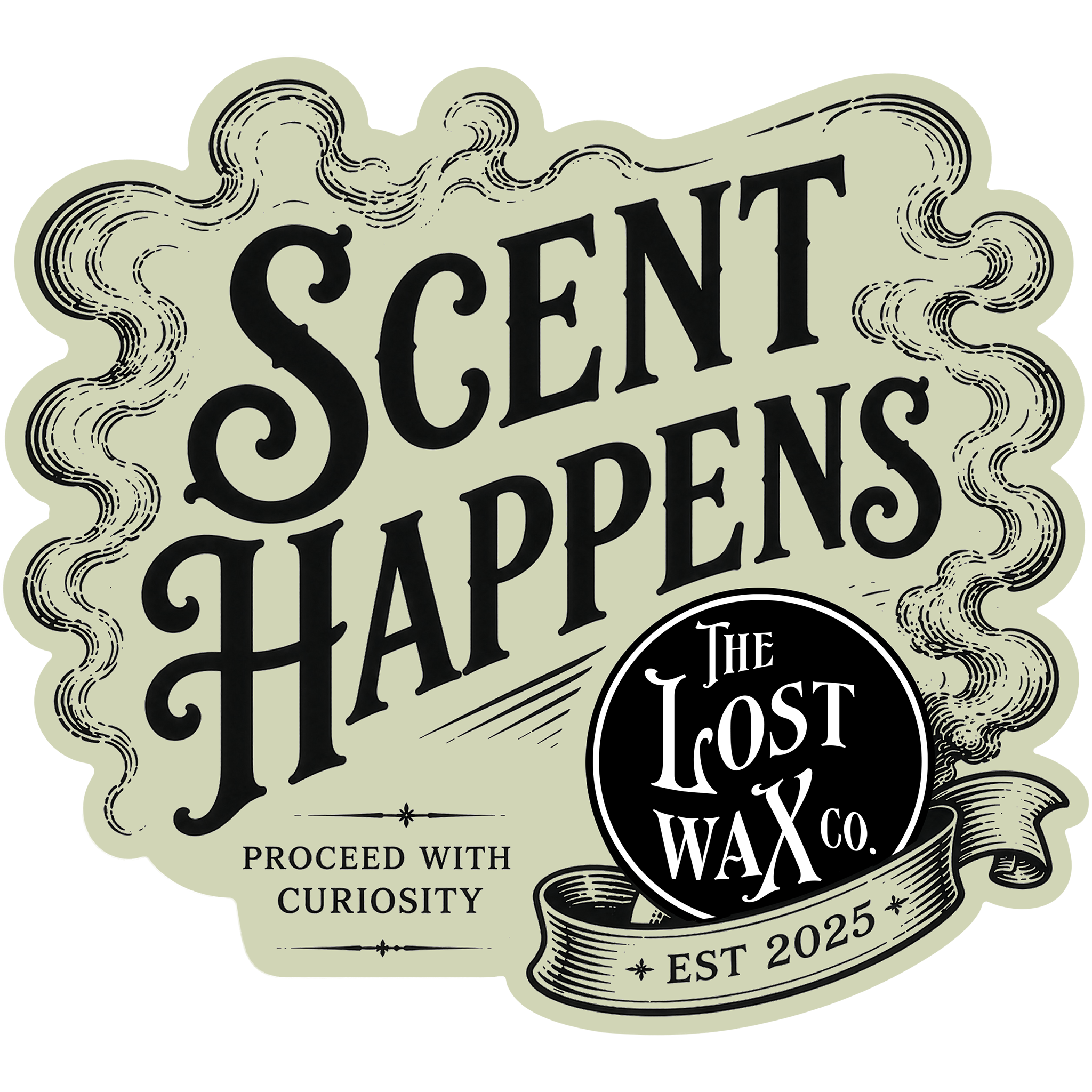 Scent Happens sticker